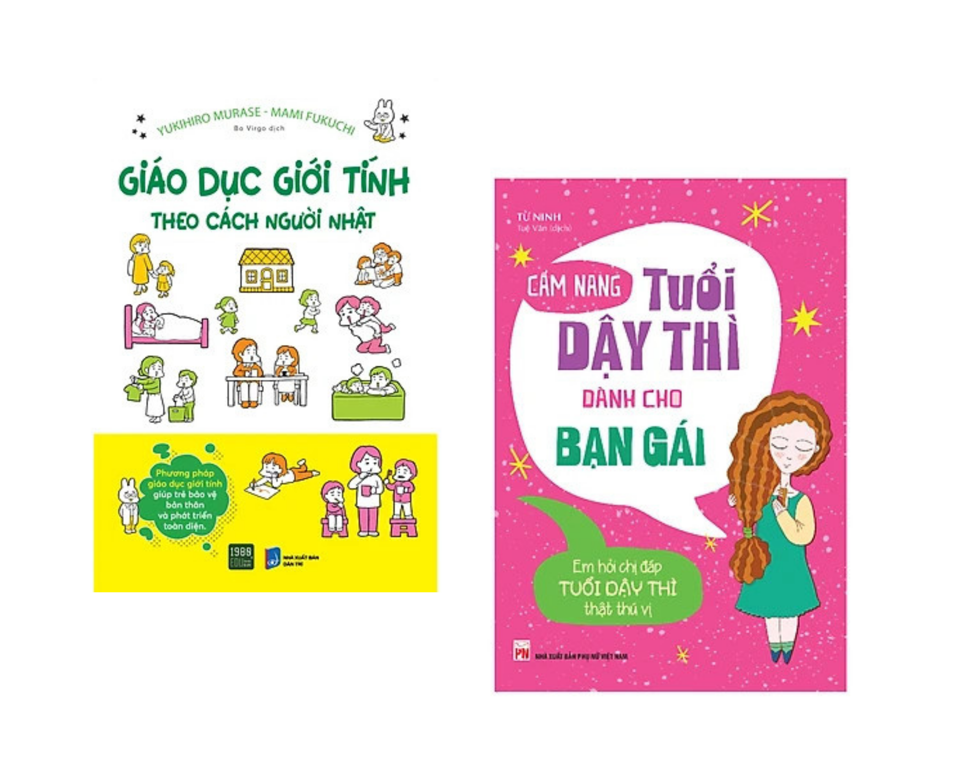 Combo 2Q: Giáo Dục Giới Tính Theo Cách Người Nhật + Cẩm Nang Tuổi Dậy Thì Dành Cho Bạn Gái (Tặng Kèm Poster An Toàn)