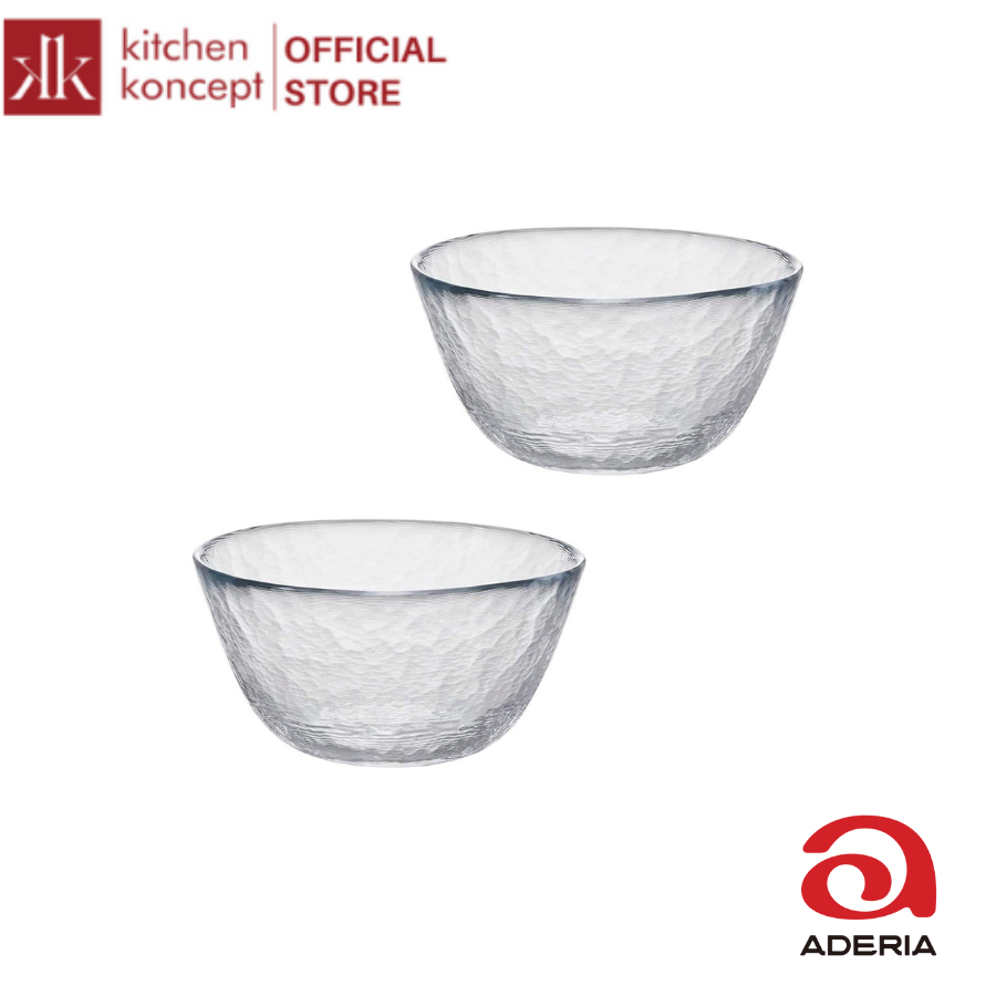 Bộ tô thủy tinh Aderia - Crafty - 17cm - 2 cái