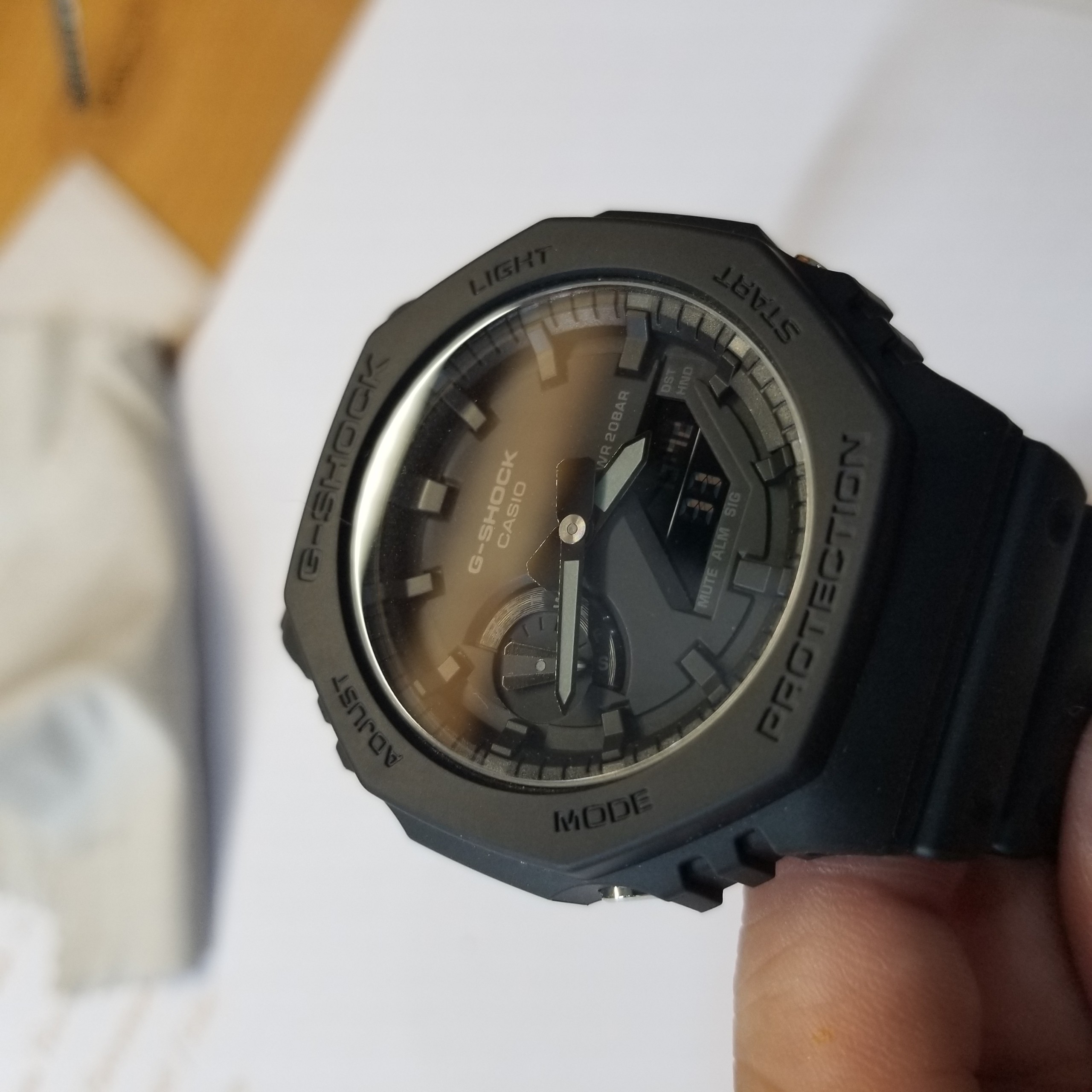 Bộ 3 kính cường lực dành cho đồng hồ Casio G-Shock GA-2100/ GM-2100 - Hàng chính hãng GOR