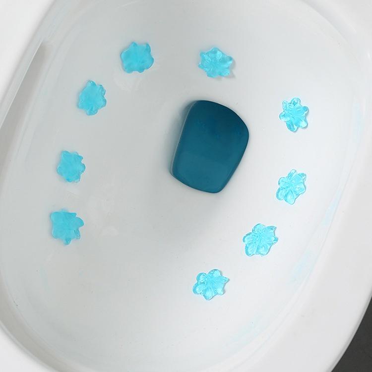 Gel Thơm Khử Mùi Toilet Bồn Cầu Nhà Vệ Sinh Hoa Thơm H144-A - Egreen Dùng 1 Lần