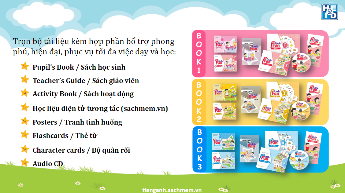 Bộ My Little Fun book 2 Class book+Activity book (4-5 tuổi)