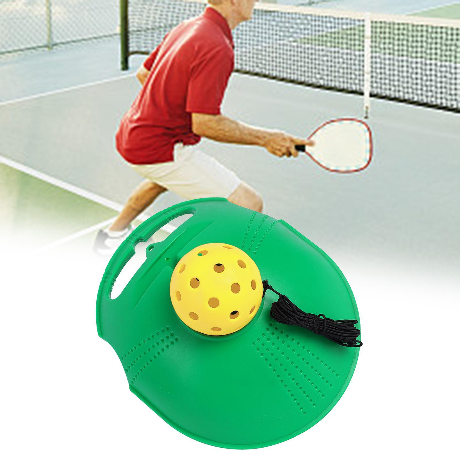 Pickleball Trainer with Ball and String, Pickleball Training Aid, Single Player Pickleball Trainer for Beginners, Kids, Adults Practice