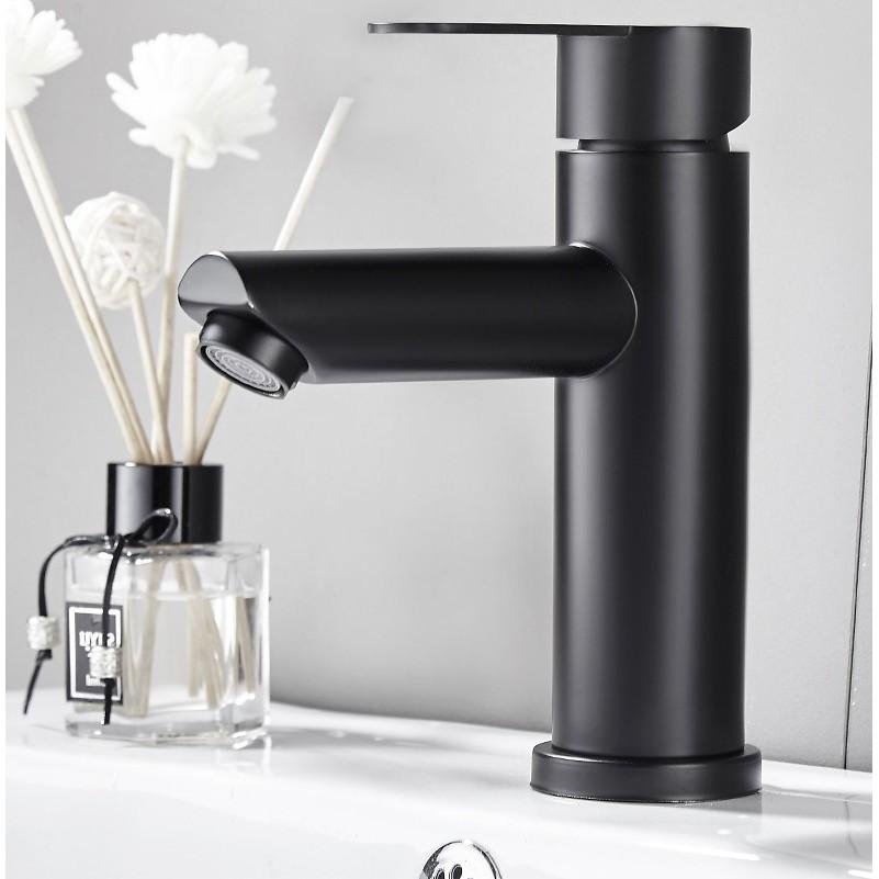 VÒI LAVABO INOX MẠ ĐEN