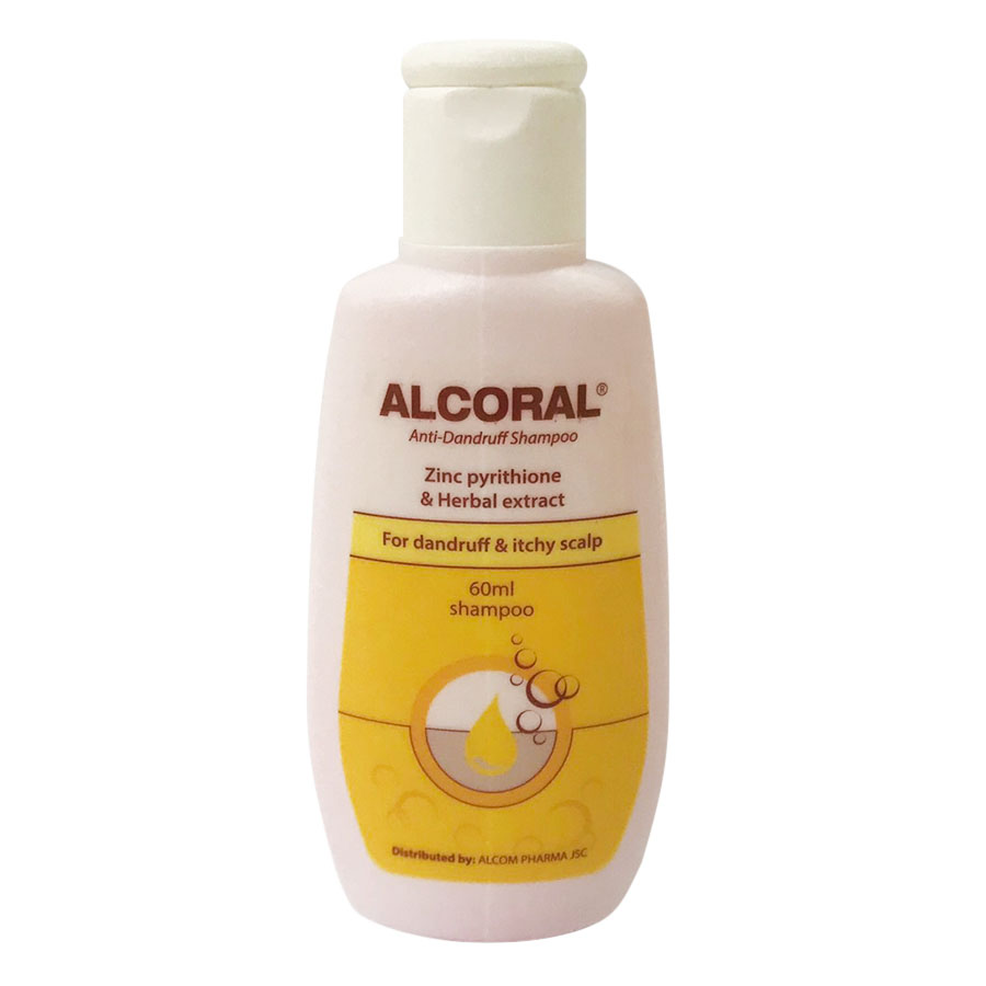 Dầu gội hỗ trợ trị gàu ALCORAL 60ml