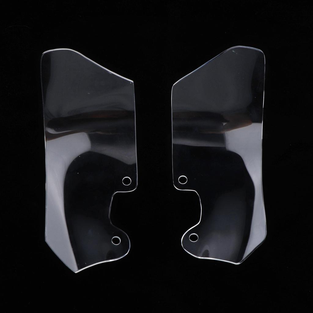 1 Pair Motorcycle Windshield  Deflectors for   Clear