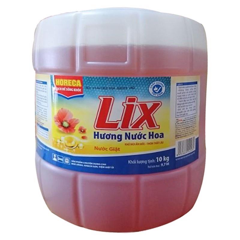 Nước Giặt Lix Đậm Đặc Hương Nước Hoa 9kg / can