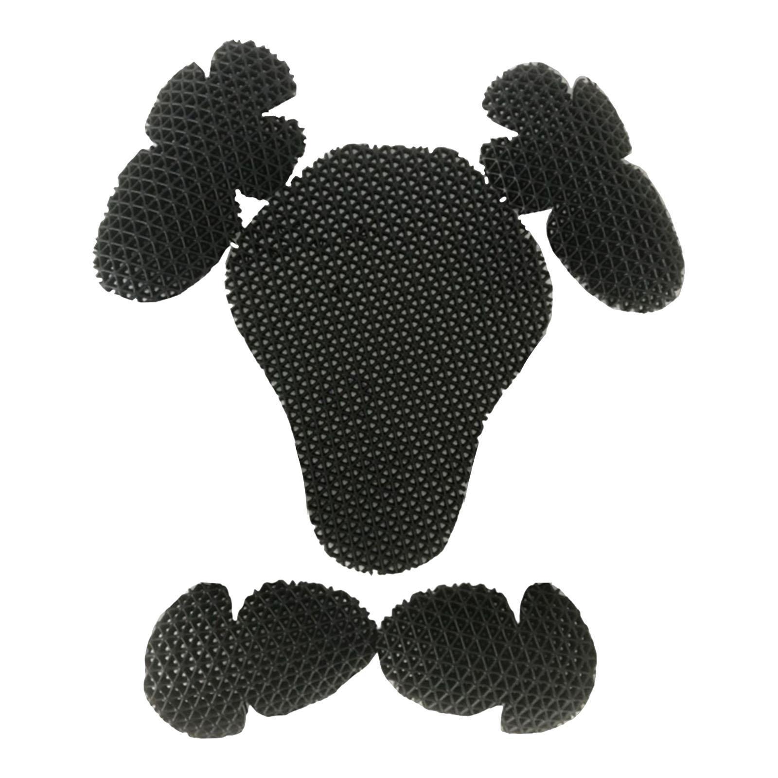 5 Pieces Protector Accs Knee Back Pads Motorcycle Protective Gear Adult