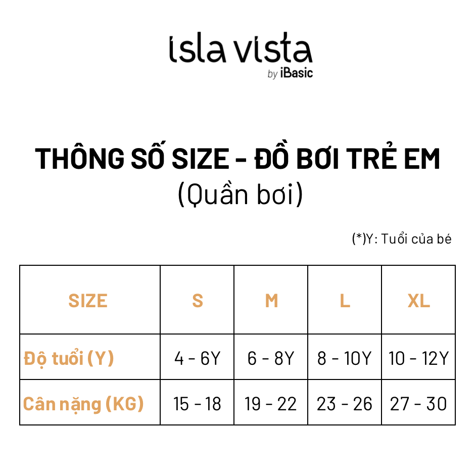 Quần bơi bé trai Isla Vista IVKBB001