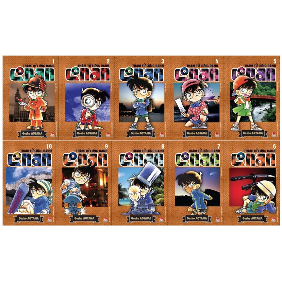 Combo Truyện tranh Thám Tử Lừng Danh Conan