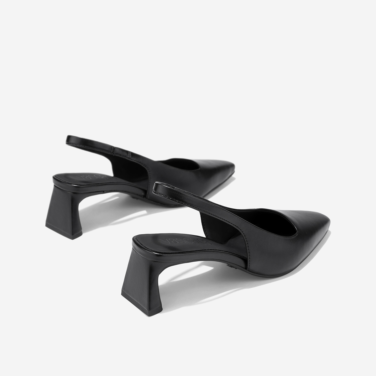 Vascara Giày Slingback Gót Trụ - BMN 0671