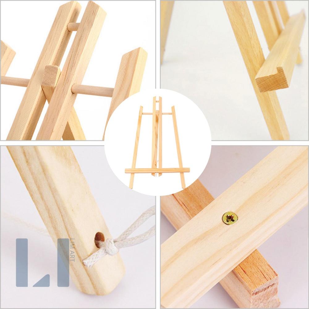 Giá vẽ tranh mini gỗ thông để bàn cao 50 cm