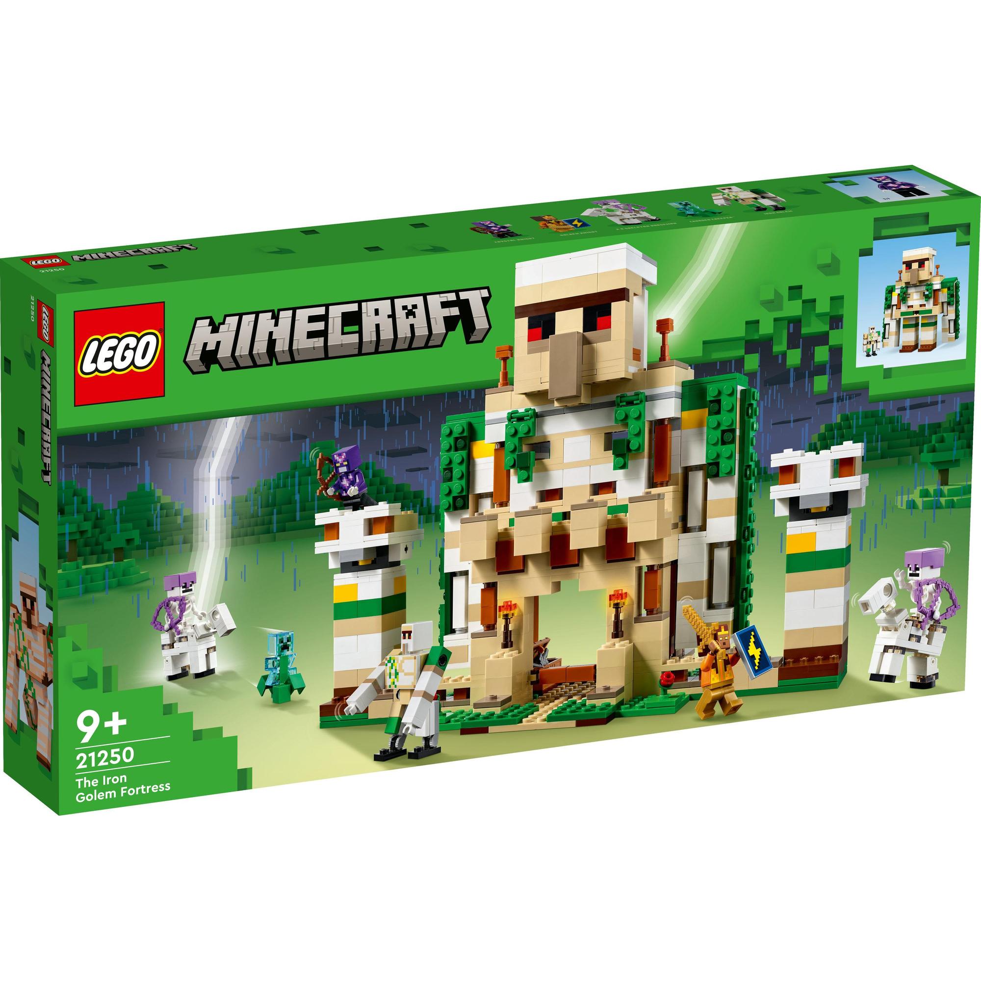 LEGO Minecraft 21250 Đồ chơi lắp ráp Iron Golem Fortress