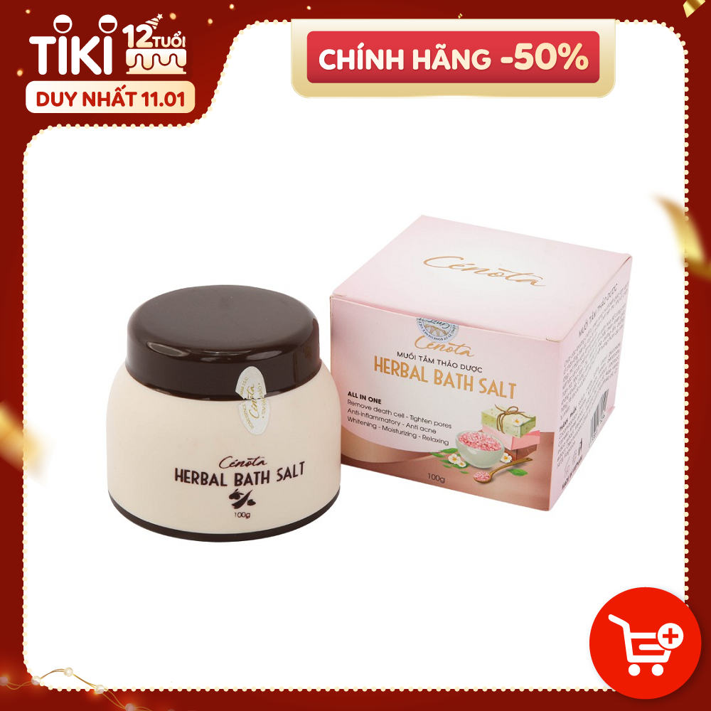 Muối Tắm Thảo Dược Cenota Herbal Bath Salt 100g Chính Hãng