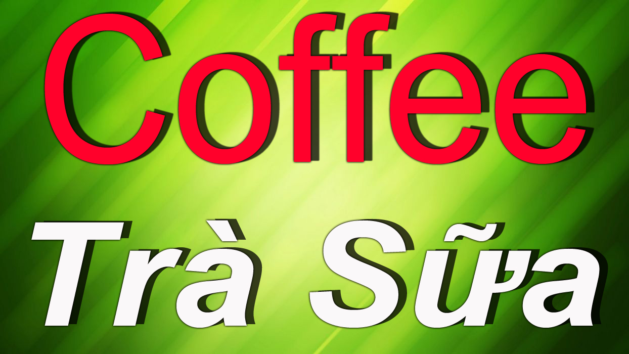 Biển Hiệu Tiệm Coffee Cafe Cà phê Trà Sữa Quảng cáo Biển báo