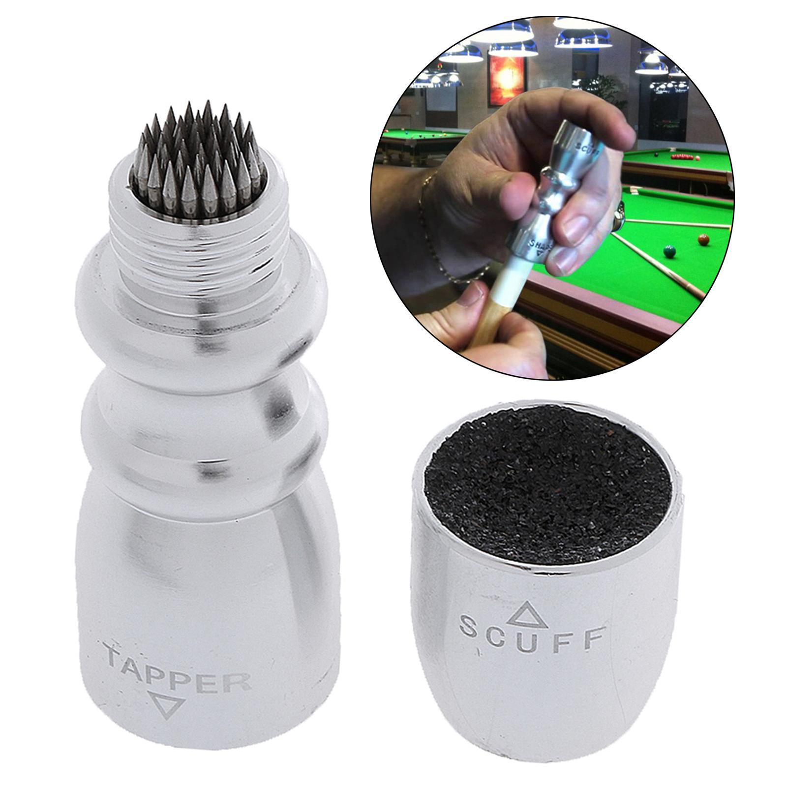 2x Bowtie Billiard Cue Accessory Scuffer Shaper tip