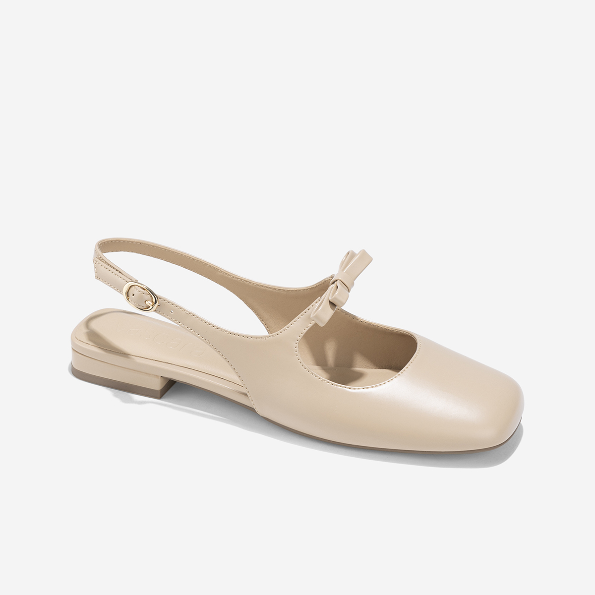 Vascara Giày Slingback Quai Nơ Cách Điệu - BMN 0669