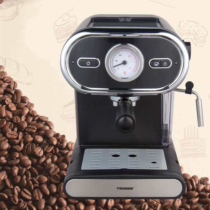 Máy Pha Cà Phê Espresso Tiross TS6211 (15bar) - Hàng Chính Hãng