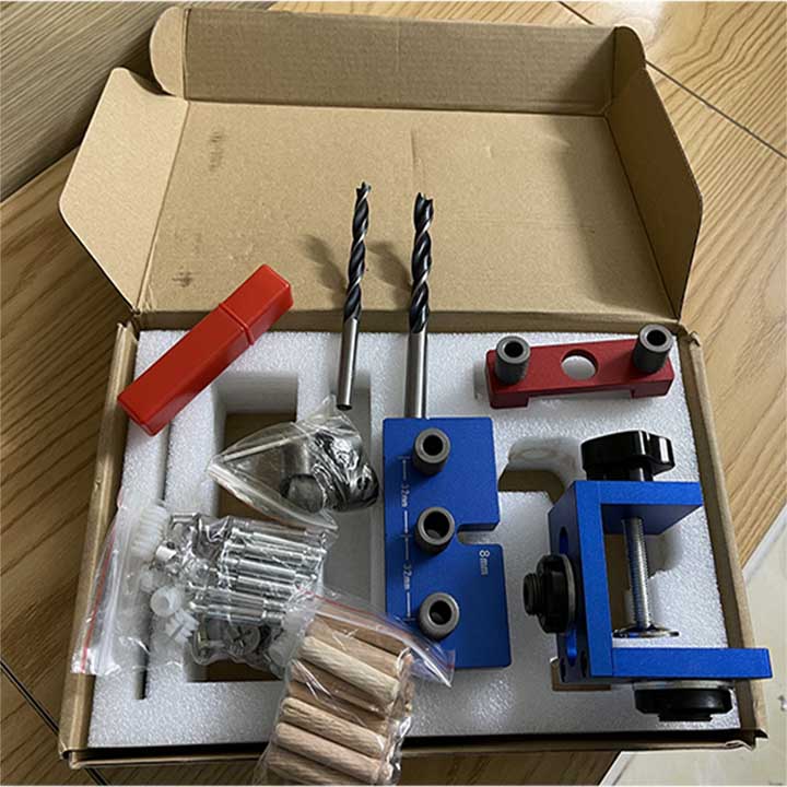 Bộ Cữ Khoan Ốc Cam Và Chốt Gỗ Bản FULL X150B