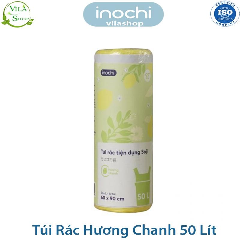 Túi Đựng Rác, Túi Rác Hương Chanh, Hương Lavender Tự Huỷ Có Quai Tiện Dụng, Dạng Cuộn Loại 10L 25L 50L