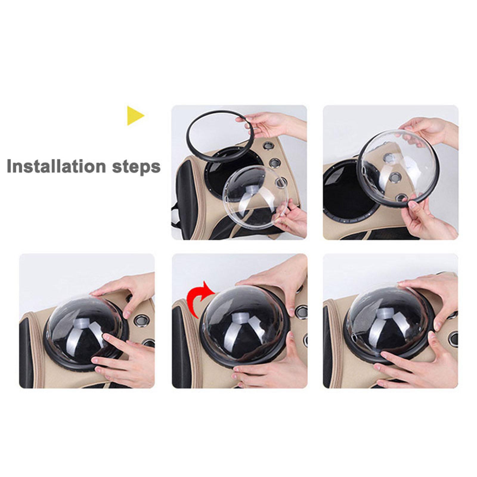 Pet Carrier Backpack Space Capsule Cat Dog Carry Bag Outdoor Knapsack