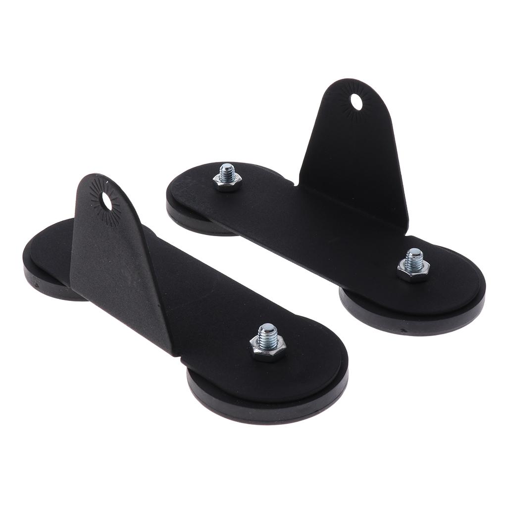 1 Pair Steel Mount Bracket Holder Magnetic Base for Car Roof LED Light Bar