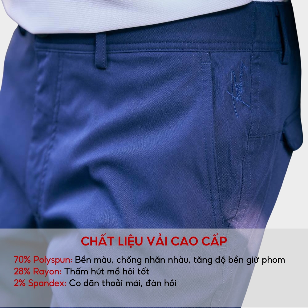 Quần Ngố Kaki Nam Biluxury Dark Purple 6QNKB003TTT