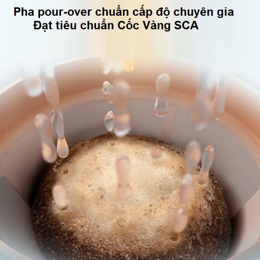 Hàng nhập khẩu máy pha cà phê Drip nhỏ giọt, thương hiệu Hà Lan cao cấp Philips Morgen HD7781/90