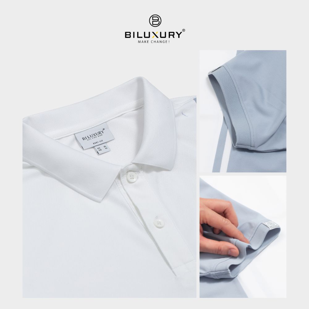 Áo polo nam Biluxury 7APCT005XAH form slimfit ôm vừa tôn dáng trẻ trung năng động