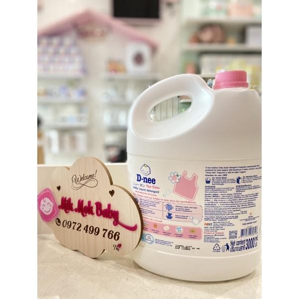Nước giặt quần áo cho bé D-nee chai 3000ml - Hàng hính hãng có hoá đơn