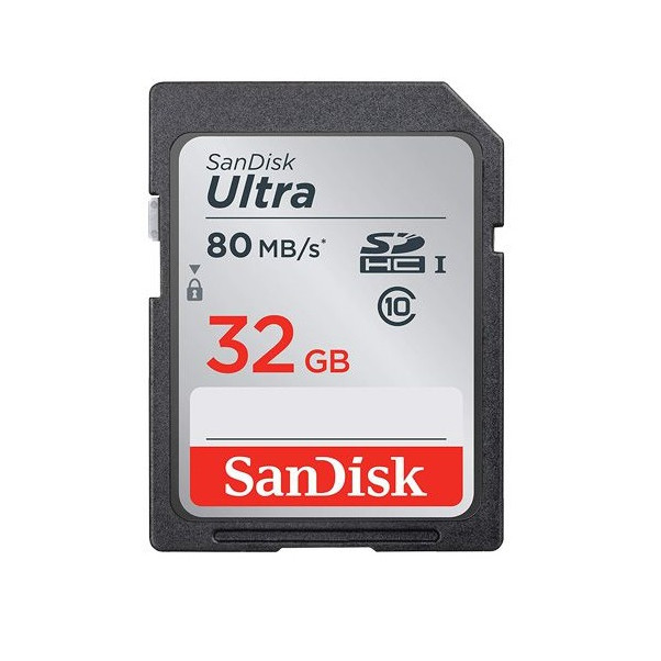 thẻ nhớ SD sandisk 32GB 80MB/s - Hàng nhập khẩu