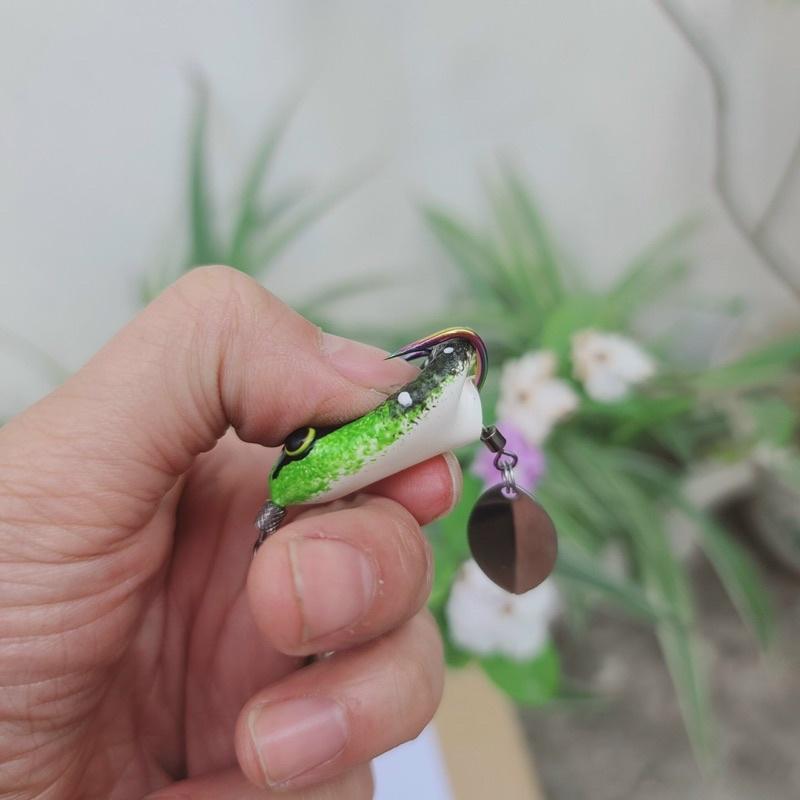 Mồi Nhái Thái Lan Luka lure body siêu mềm siêu nhạy 9gr
