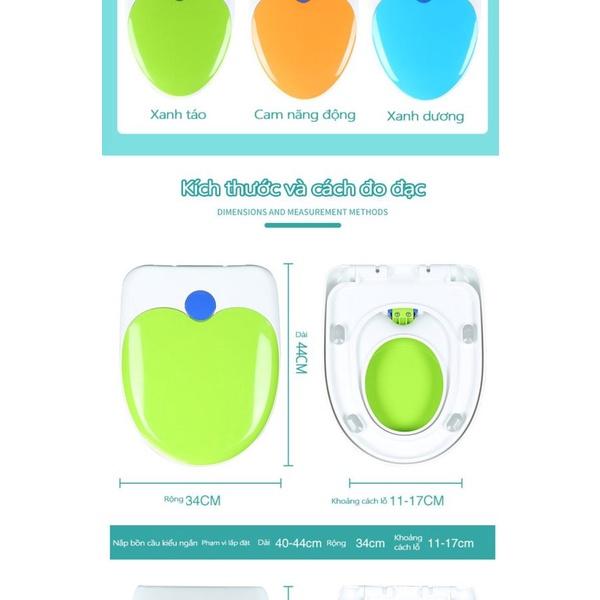 Nắp bồn cầu đi vệ sinh an toàn cho bé yêu PP Clean&amp;Green ️ FREESHIP ️