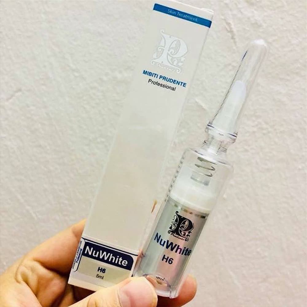 Kem giảm thâm nám nách, bẹn AlphaWhite H6 từ Nuwhite Mibiti Prudente Professional 5ML