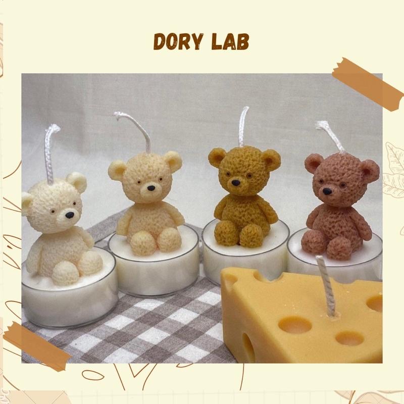 Nến Thơm Tealight Gấu Con Cute, Phụ Kiện Decor - Dory Lab