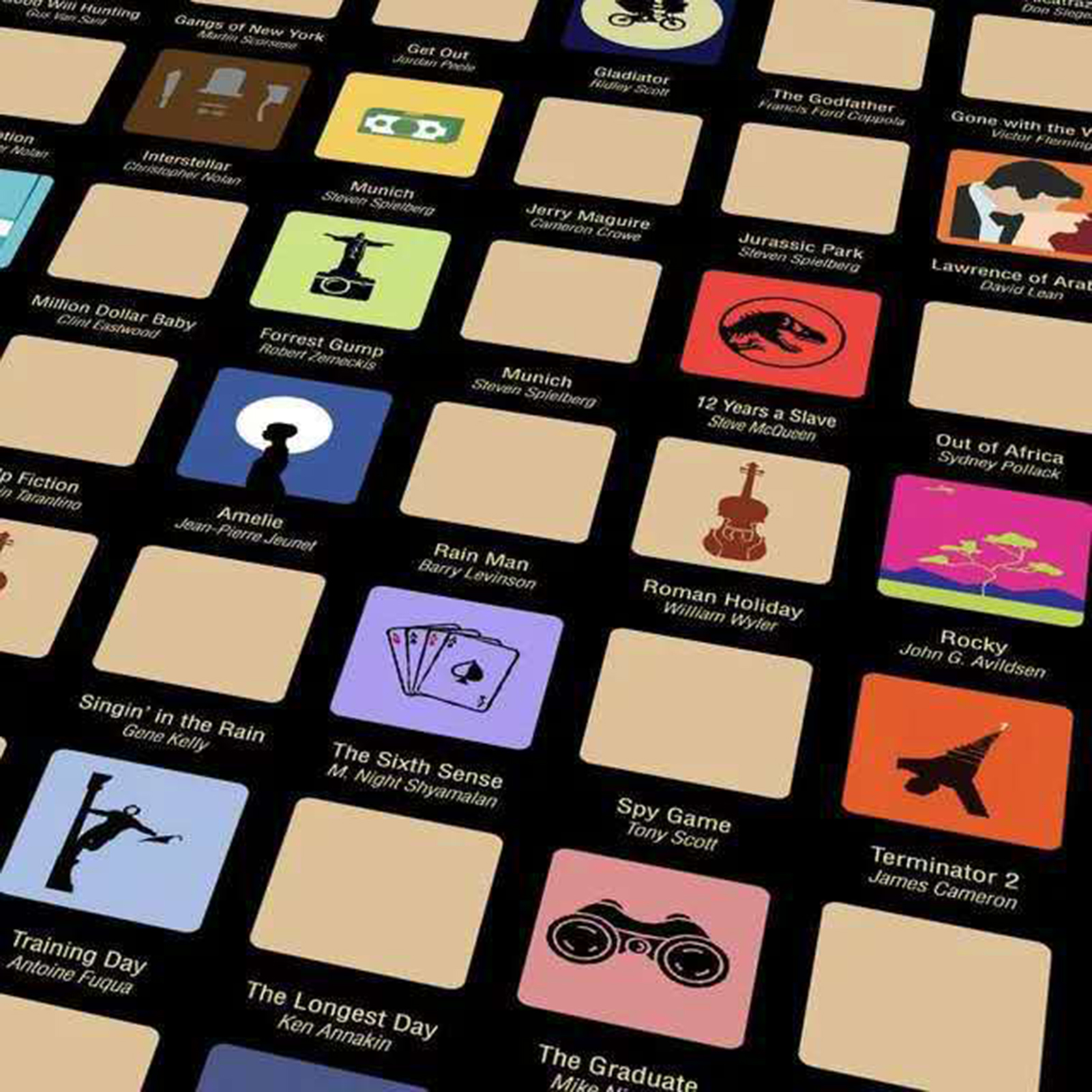 Áp phích giới thiệu 100 bộ Phim kích thước 594 * 420mm