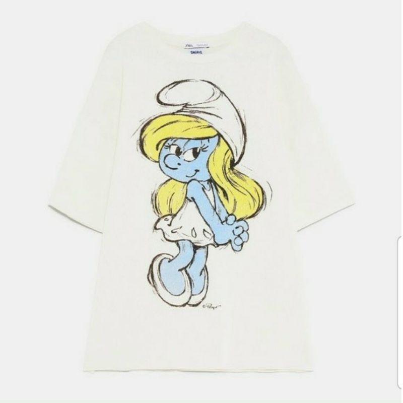 Áo thun new Zr Xitrum SMURFETTE THE SMURFS