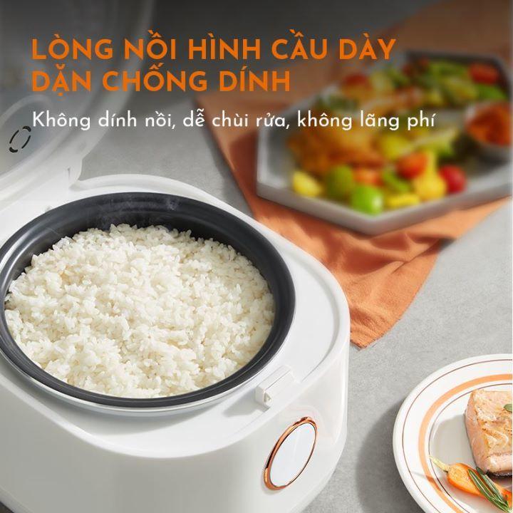 Nồi cơm điện tử GAABOR GR-S30B lòng nồi 1,2L hẹn trước 24h, 9 chế độ nấu - Hàng chính hãng