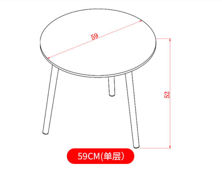 Bàn trà, bàn sofa tròn trắng 60x50, bàn cafe phòng khách, bàn coffee, bàn gỗ MDF chất lượng cao