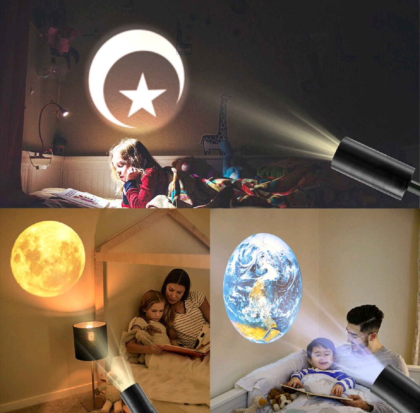 SIÊU PHẨM VỚI ĐÈN LED TRANG TRÍ CHIẾU BẦU TRỜI TRÁI ĐẤT MẶT TRĂNG SAO CHỤP ẢNH QUAY PHIM PHÒNG NGỦ CỰC ĐẸP