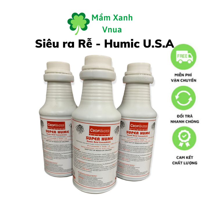 SUPER HUME-Crop Master Cải Tạo Đất, Phát Triển Bộ Rễ - Chai 250ml
