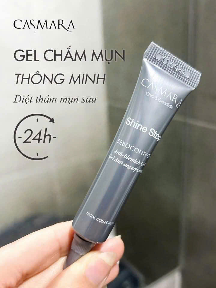 Gel Chấm Mụn Casmara Sebo Sebocontrol Anti-Blemish Gel 10ml