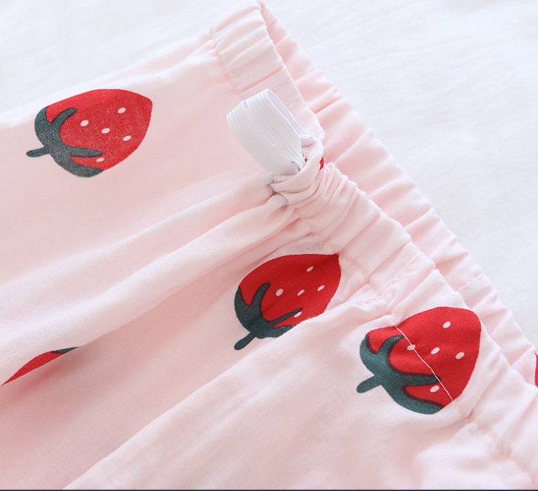 Bộ Đồ Pyjama Bầu Và Sau Sinh Dài Tay Azuno AZ1609 Mặc Nhà Có Thiết Kế Chun Chỉnh Bụng Và Khe Mở Cho Con Bú Chất Liệu Xô Nhật Mặc Hè Cực Mát