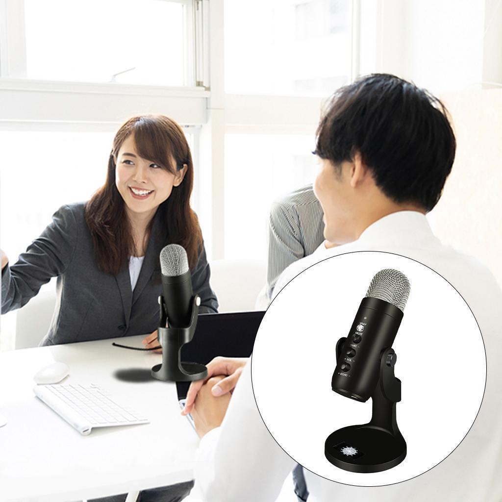 USB Condenser Mic  Headphone Output Noise Reduction for