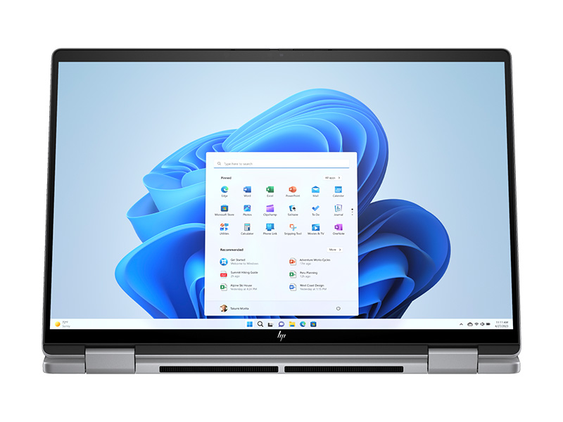 Laptop HP Envy x360 14-fc0084TU A19BTPA (Ultra 7 155U/ 32GB/ 1TB SSD/ 14.0inch OLED Touch/ Win11/ Silver/ Vỏ nhôm/ Pen) - Hàng Chính Hãng