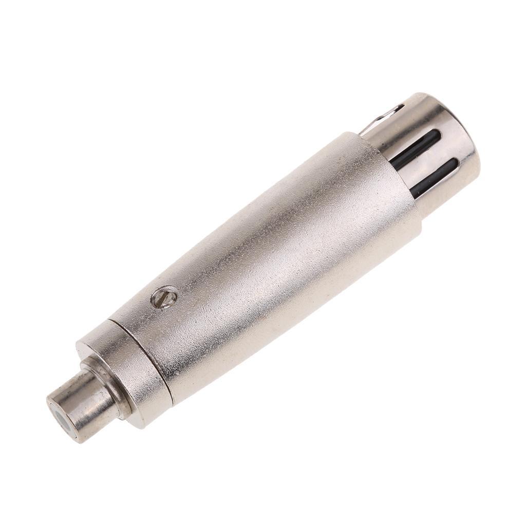 RCA Female to XLR Female Adapter Jack Plug Adapter Converter Plug