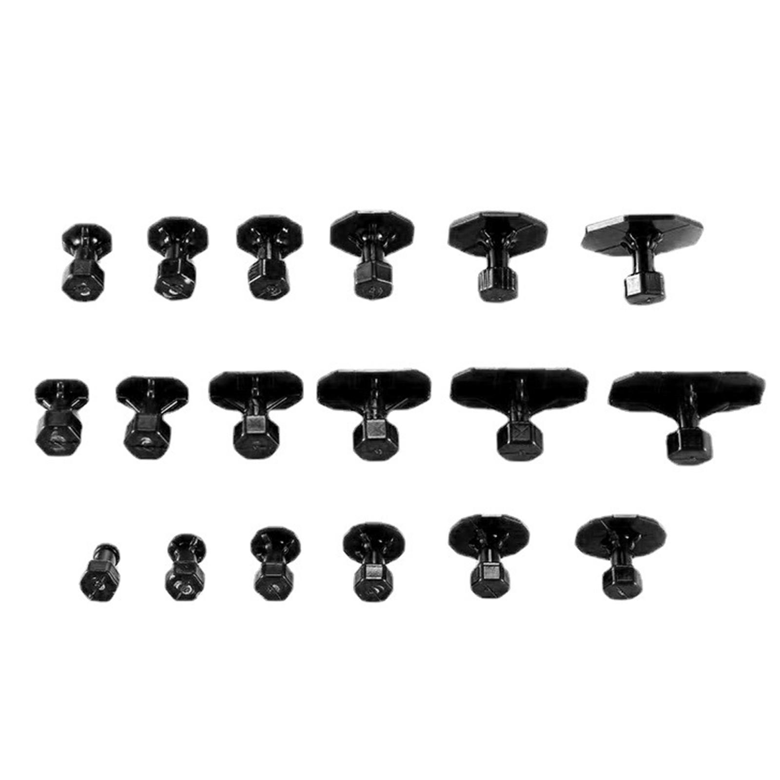18Pcs Car Puller Paintless Repair Nylon Small Professional Hand Tools Car Remover for Vehicle SUV Cars Hail Damage Dents