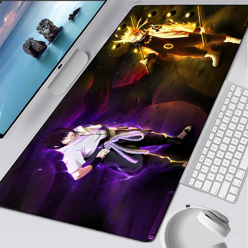 Anime Uchiha Miếng Lót Chuột Thảm Chuột Notbook Máy Tính Miếng Lót Chuột Chơi Game Chuyên Nghiệp Mousepad Game Thủ Để Bàn Phím Chuột Thảm Tặng