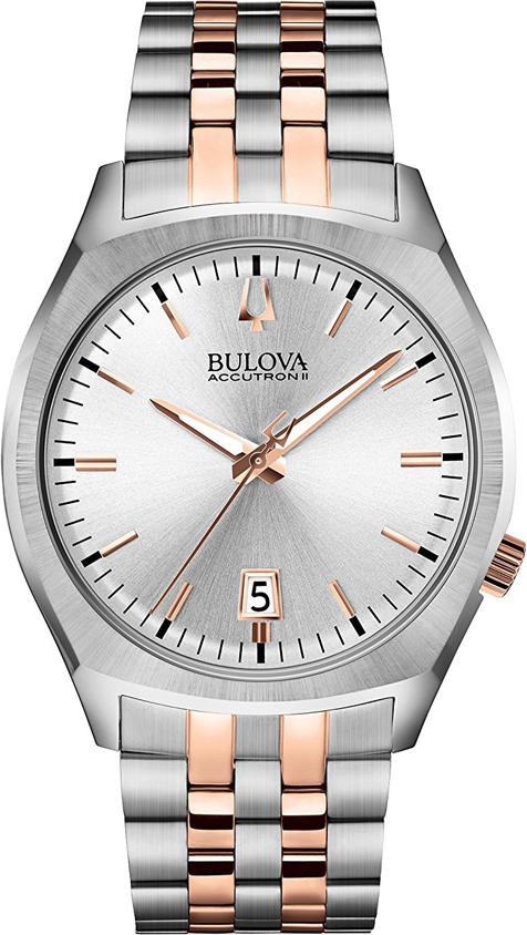 Đồng Hồ Nam Dây Kim Loại BULOVA 98B220 (41mm) - Bạc