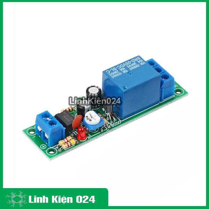 Module Tạo Trễ NE555 Đóng Cắt Relay 5VDC Thời gian 0-60s