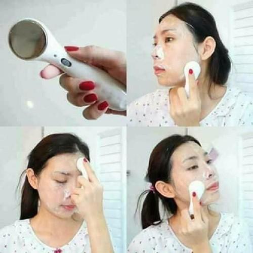 Máy massage mặt ion giúp giãn cơ mặt thon gọn chống lão hóa loại tốt